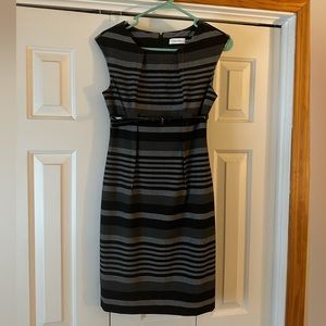 Calvin Klein belted dress